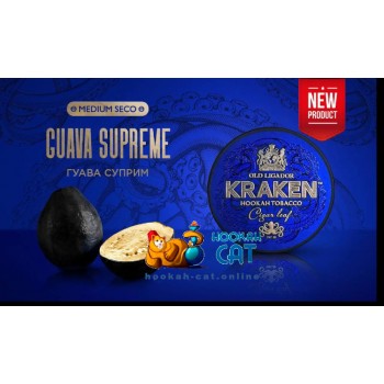 Заказать кальянный табак Kraken Guava Supreme S22 Medium Seco (Кракен Гуава) 30г онлайн с доставкой всей России